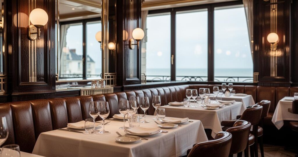 Découvrez une brasserie à Deauville type parisien avec une cuisine gastronomique